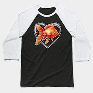 Fish Lover Design Baseball T-Shirt